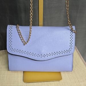 Moda Luxe Lavender Crossbody Clutch